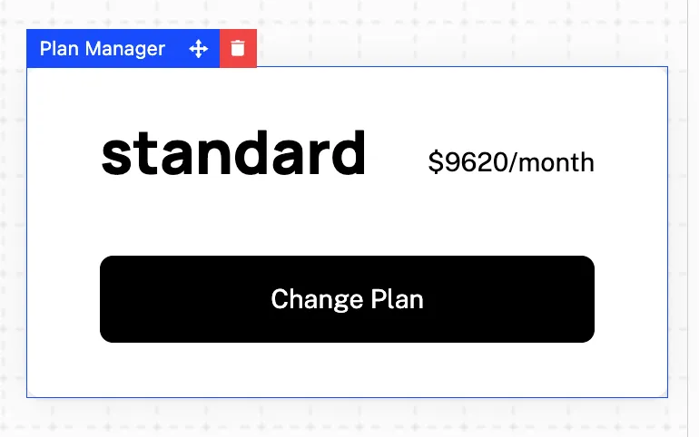 Current plan