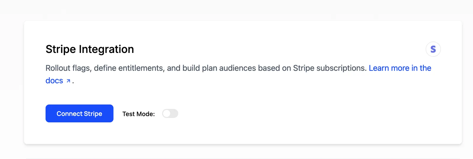 Stripe Prod Account