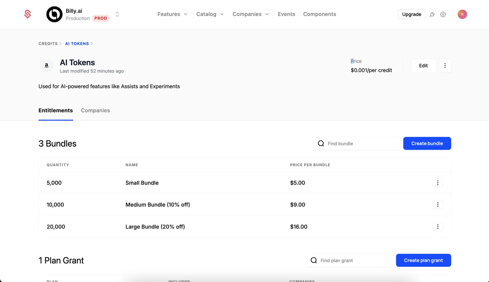 Create Credit Bundle 2