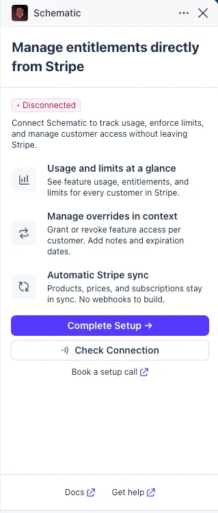 Stripe App Disconnected