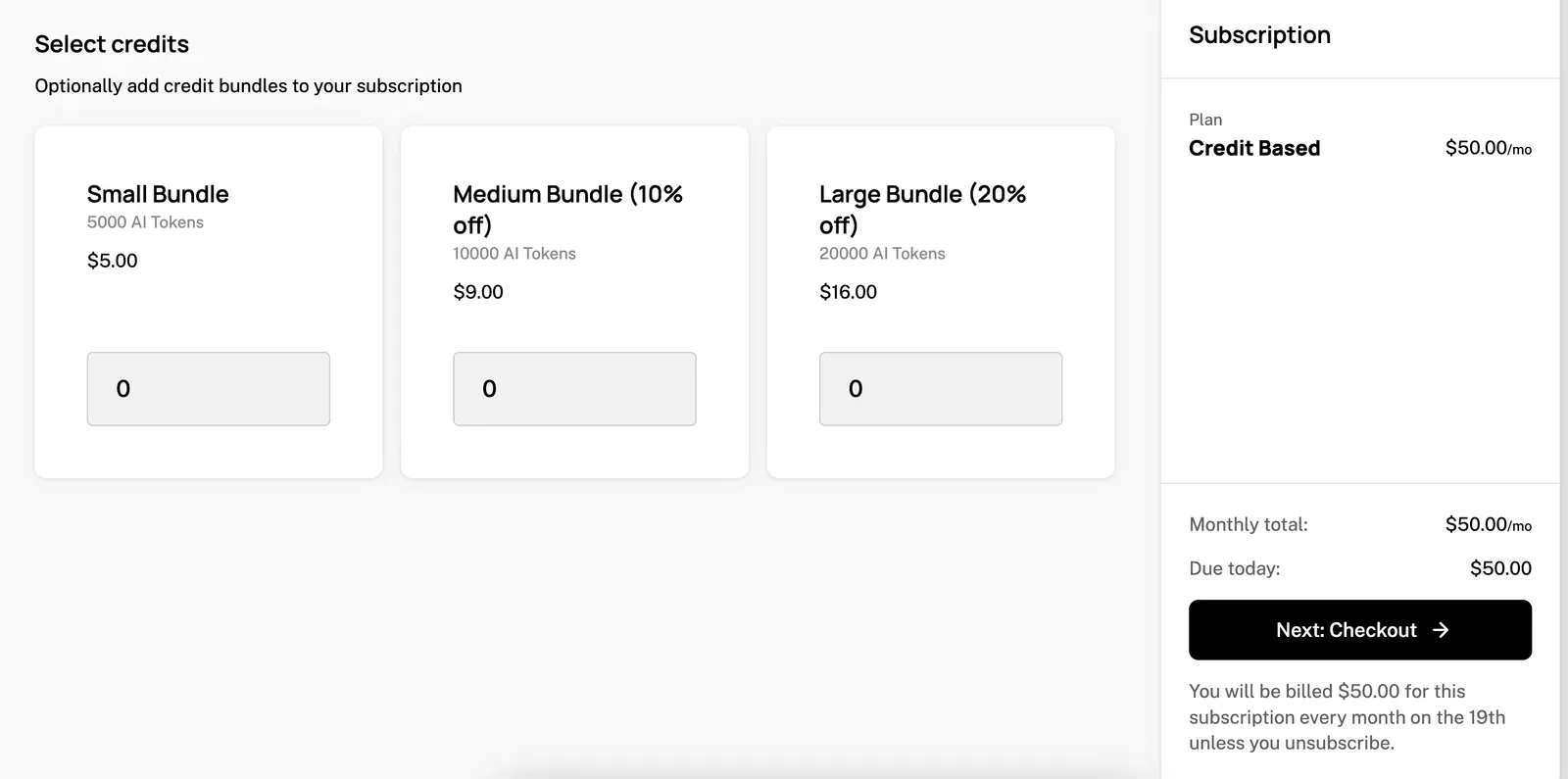 Add Credit Bundle 4