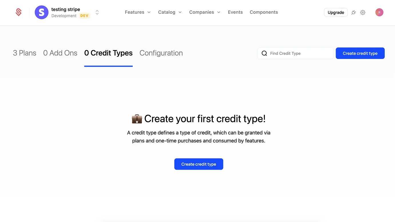 Credit Types